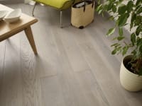 Home - 14 x 180mm Engineered Oak Charleston Grey Brushed Lacquered - Character Grade