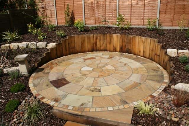 Mint Fossil Indian Sandstone Circles