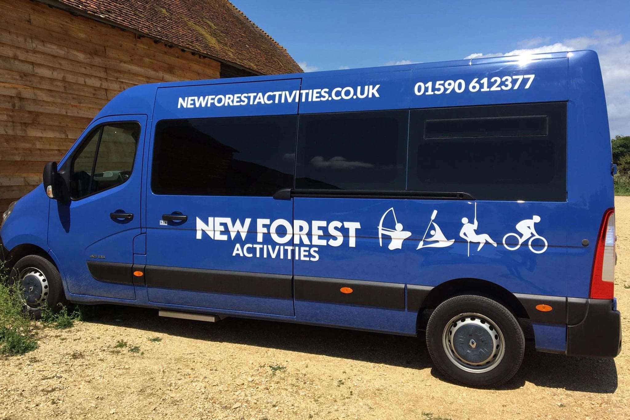 Mini-bus hire is available for all of our Stag Parties in The New Forest.