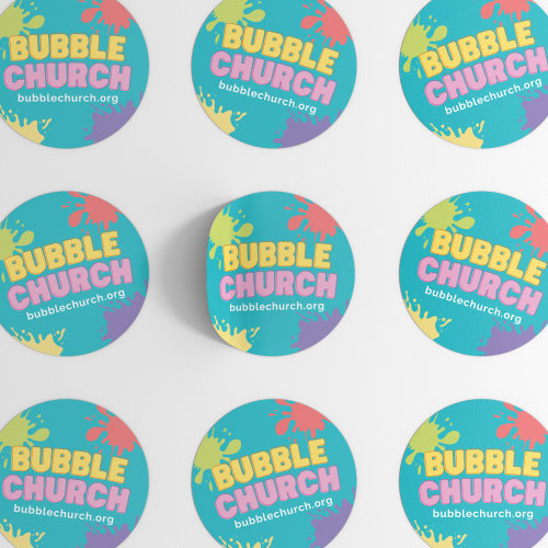 Bubble Church Stickers