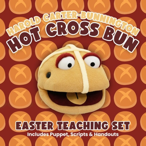 Hot Cross Bun Puppet - Easter Teaching Set