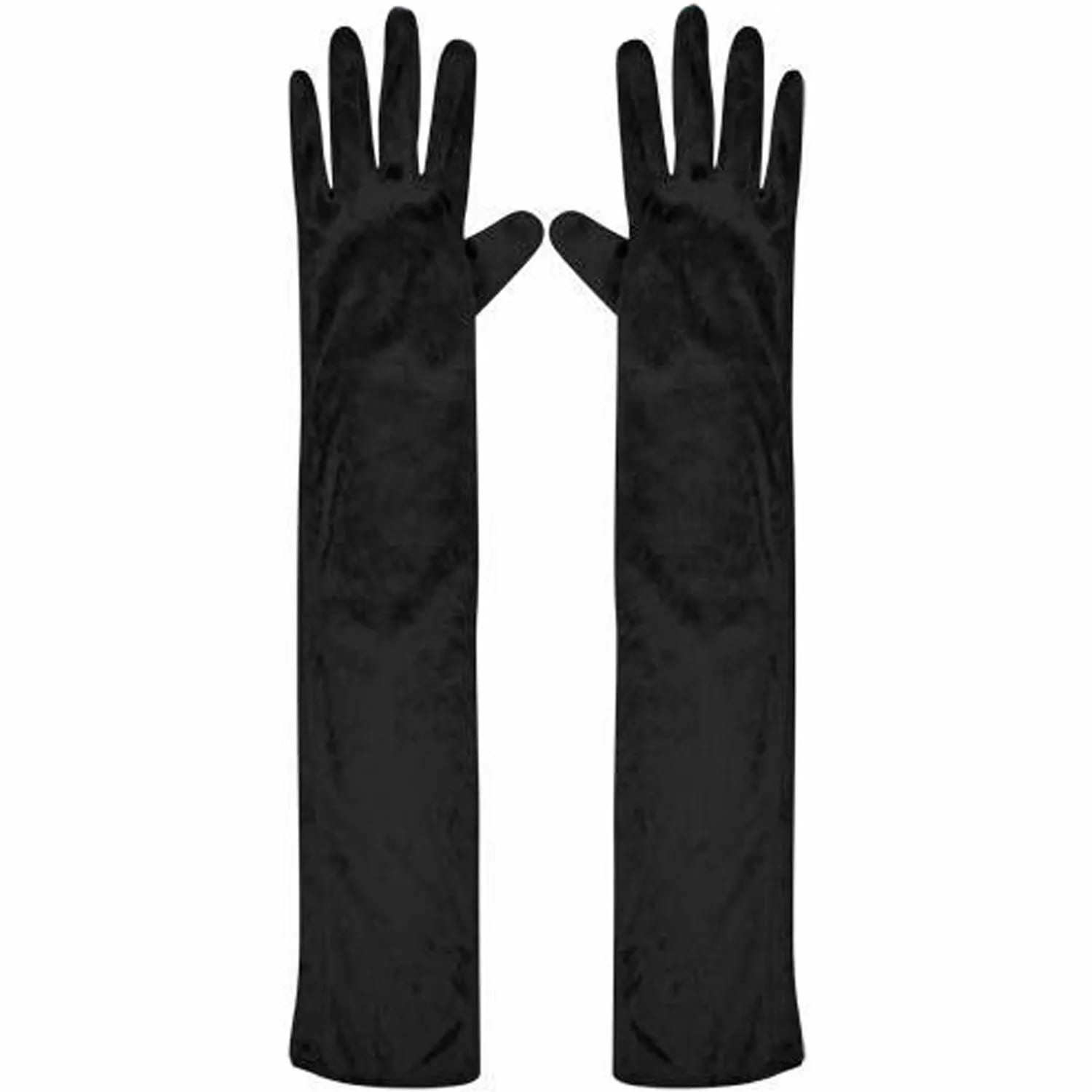 Set of Five Long Black Gloves