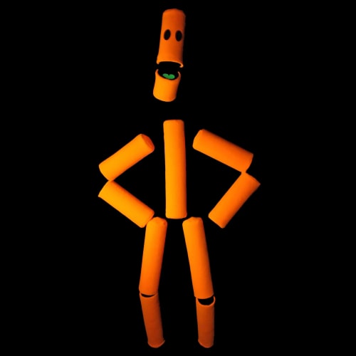 Hubie Toobie Blacklight Puppet (Orange)