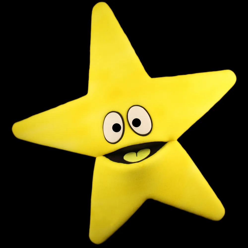 Astro Star Blacklight Puppet