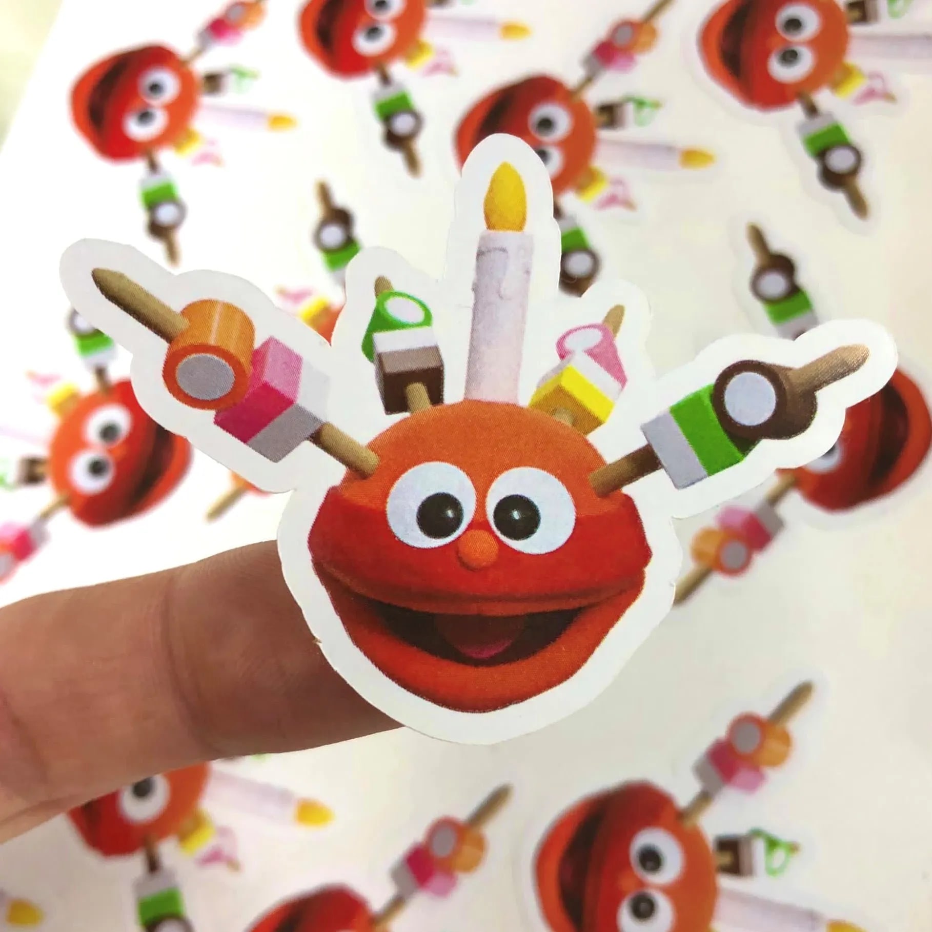 Christingle Puppet Stickers (includes free postage!)