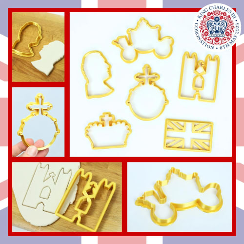 Coronation Cookie Cutters (with FREE 1st Class Postage)