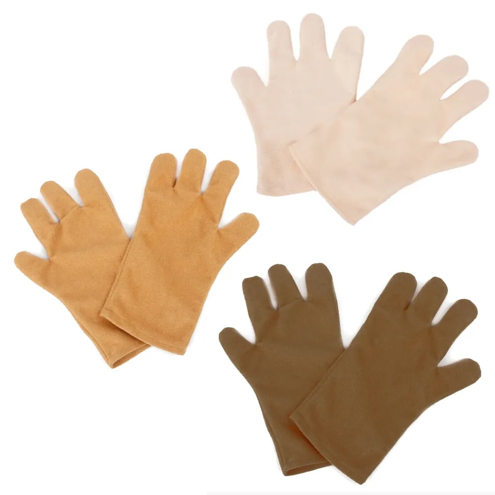 Human Arm Gloves (White/Tan/Brown)