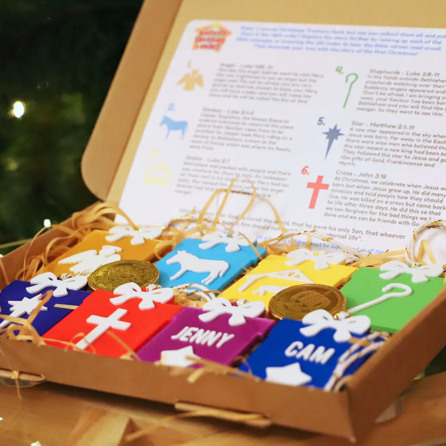 The Nativity Treasure Hunt (3 or 4 customised gifts)