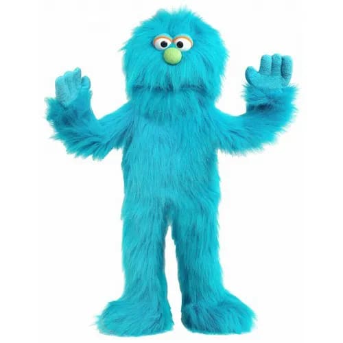 Large Blue Monster Puppet