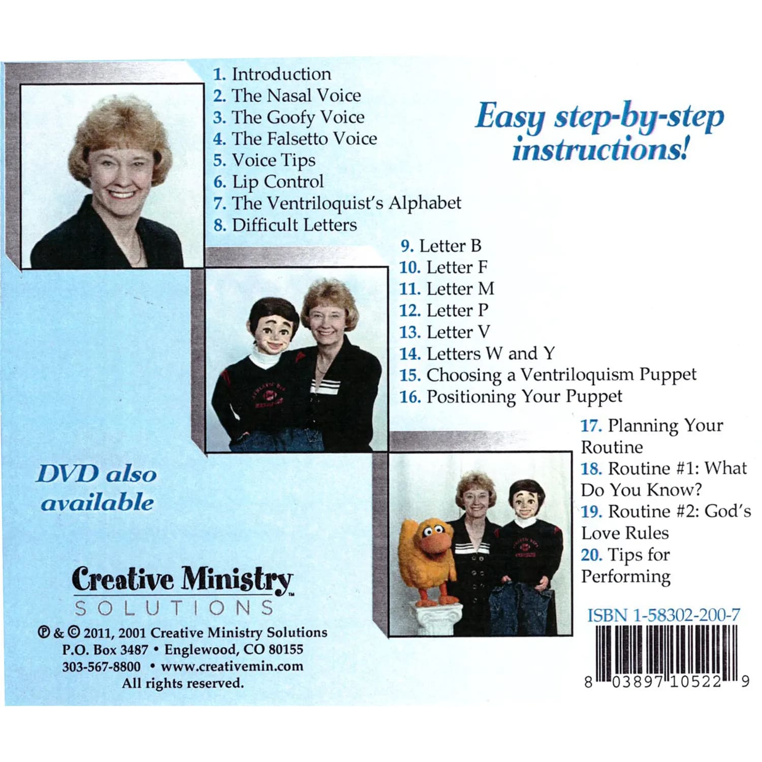 Success with Ventriloquism Training CD