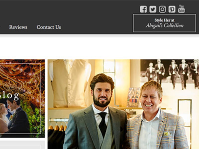 New Site for Abigail's Collection & The Groom's Room