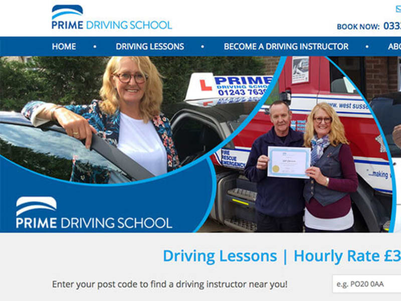 Prime Driving Schools Website Goes Live!