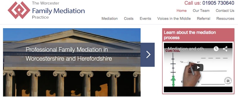 New site for Worcester Family Mediation Practice