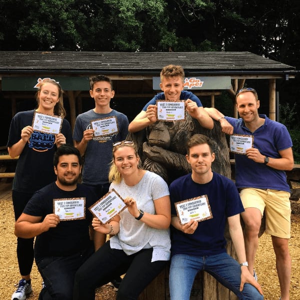 Website Success takes to the treetops!