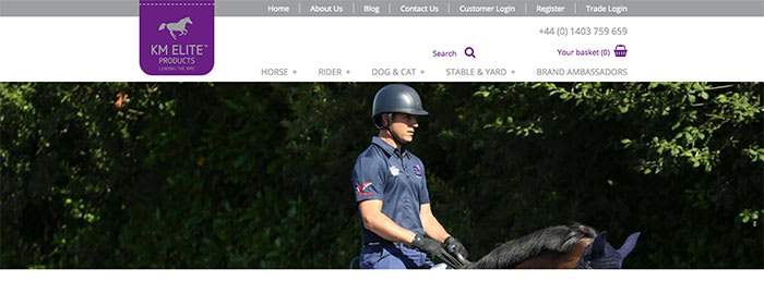 KM Elite Products Website Redesign!